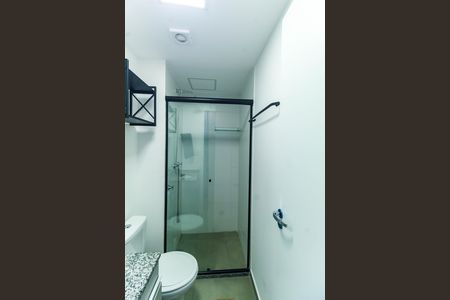 Banheiro de kitnet/studio à venda com 1 quarto, 29m² em Belenzinho, São Paulo