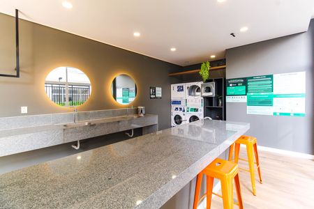 Studio para alugar com 29m², 1 quarto e sem vaga Studio para alugar com 29m², 1 quarto e sem vagaLavanderia