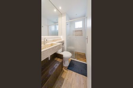Banheiro de apartamento à venda com 2 quartos, 45m² em Jardim Santo Onofre, São Paulo