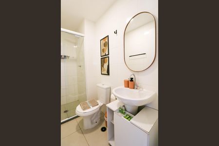 Banheiro de apartamento à venda com 1 quarto, 25m² em Santo Amaro, São Paulo