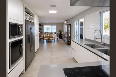 Cozinha de casa de condomínio para alugar com 3 quartos, 250m² em Tamboré, Santana de Parnaíba