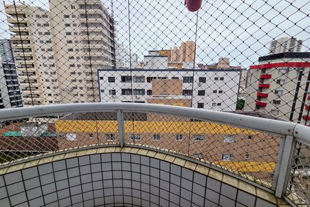 Varanda da Sala de apartamento para alugar com 1 quarto, 50m² em Guilhermina, Praia Grande