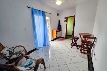 Sala de apartamento para alugar com 1 quarto, 50m² em Guilhermina, Praia Grande