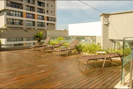 Área comum - Piscina de apartamento para alugar com 1 quarto, 130m² em Setor Oeste, Goiânia