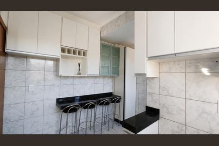 Cozinha de apartamento para alugar com 2 quartos, 57m² em Grajaú, Belo Horizonte