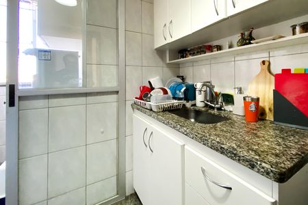 Cozinha de apartamento à venda com 2 quartos, 50m² em Horto, Belo Horizonte