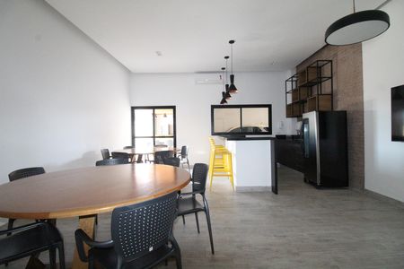 Área comum - Salão de festas de apartamento para alugar com 1 quarto, 95m² em Parque Residencial Aquarius, São José dos Campos