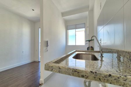 Cozinha de apartamento para alugar com 2 quartos, 45m² em Cidade Satélite Íris, Campinas