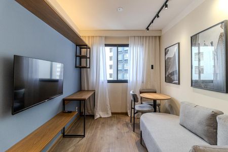 Sala de apartamento para alugar com 1 quarto, 25m² em Vila Buarque, São Paulo