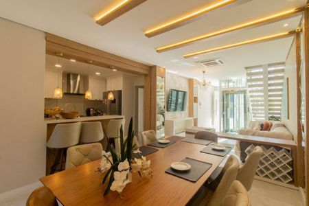 Casa de condomínio à venda com 320m², 3 quartos e 4 vagas Casa de condomínio à venda com 320m², 3 quartos e 4 vagasSala de Jantar