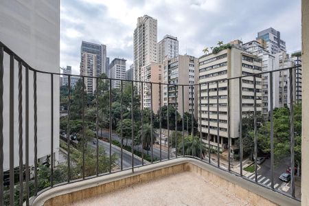 Sala - Varanda de apartamento para alugar com 1 quarto, 41m² em Cerqueira César, São Paulo