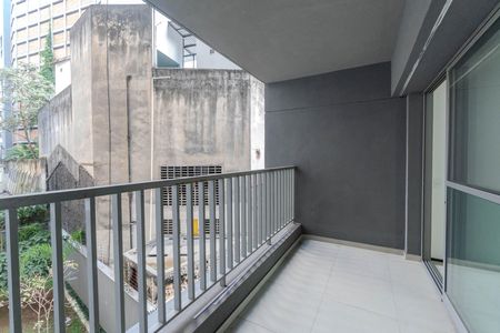 Studio para alugar com 24m², 1 quarto e sem vaga Studio para alugar com 24m², 1 quarto e sem vagaSacada