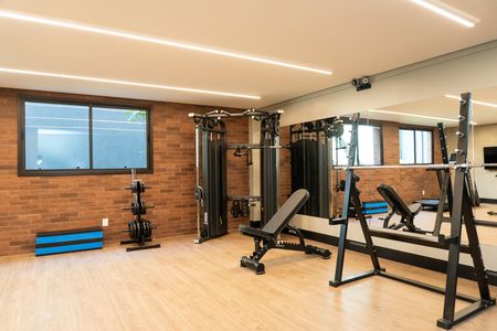 Área comum - Academia de apartamento à venda com 3 quartos, 148m² em Lourdes, Belo Horizonte