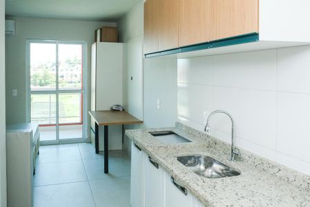Cozinha de apartamento para alugar com 1 quarto, 18m² em Posse, Nova Iguaçu