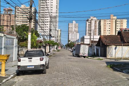 Vista da Rua de casa para alugar com 2 quartos, 120m² em Aviação, Praia Grande