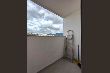 Varanda da Sala de apartamento para alugar com 2 quartos, 50m² em Santo Cristo, Rio de Janeiro