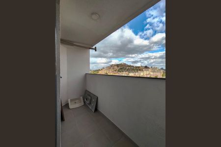 Varanda da Sala de apartamento para alugar com 2 quartos, 50m² em Santo Cristo, Rio de Janeiro