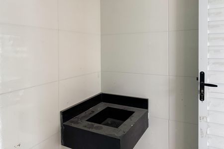 Banheiro Social de apartamento para alugar com 1 quarto, 54m² em Jardim Silvina, São Bernardo do Campo