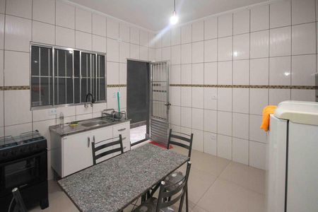 Cozinha de casa para alugar com 1 quarto, 35m² em Jardim Marília, São Paulo