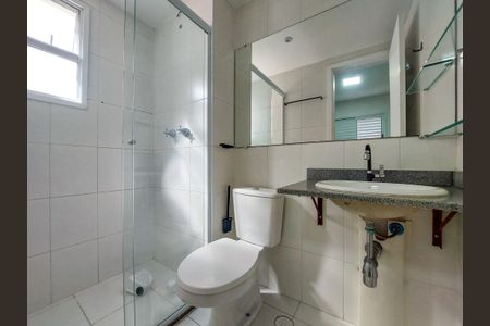 Banheiro da Suíte de apartamento para alugar com 3 quartos, 67m² em Vila das Belezas, São Paulo