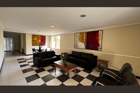 Hall de entrada de apartamento para alugar com 2 quartos, 67m² em Vila Boa Vista, Santo André