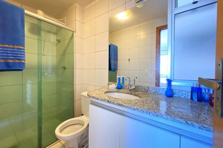 Banheiro da Suíte de apartamento à venda com 3 quartos, 84m² em Manacás, Belo Horizonte