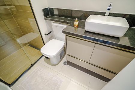 Studio para alugar com 25m², 1 quarto e sem vaga Studio para alugar com 25m², 1 quarto e sem vagaBanheiro