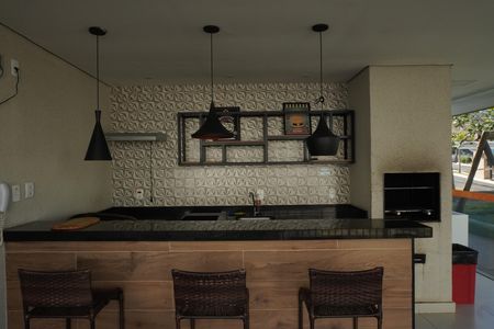 Apartamento para alugar com 43m², 2 quartos e 1 vagaÁrea comum - Salão de festas