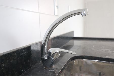 Cozinha de apartamento à venda com 2 quartos, 49m² em Jardim, Santo André