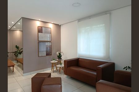 Apartamento para alugar com 50m², 2 quartos e 2 vagasHall social