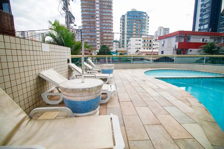 Área comum - Piscina de apartamento para alugar com 3 quartos, 117m² em Vila Tupi, Praia Grande