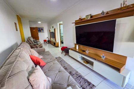 Sala de apartamento para alugar com 3 quartos, 117m² em Vila Tupi, Praia Grande