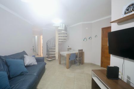 Sala de apartamento para alugar com 4 quartos, 300m² em Barra Funda, Guarujá
