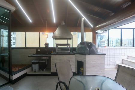Varanda gourmet de apartamento para alugar com 4 quartos, 300m² em Barra Funda, Guarujá