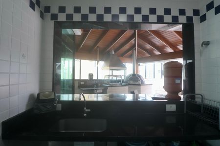 Varanda gourmet de apartamento para alugar com 4 quartos, 300m² em Barra Funda, Guarujá