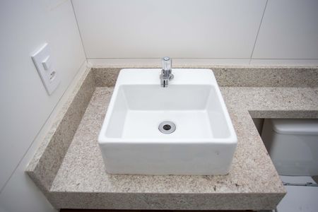 Banheiro de apartamento para alugar com 2 quartos, 45m² em Centro, Diadema