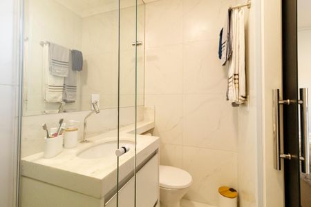 Casa de condomínio à venda com 89m², 2 quartos e 2 vagas Casa de condomínio à venda com 89m², 2 quartos e 2 vagasBanheiro da Suíte