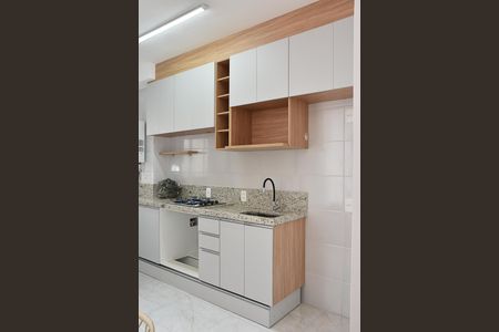 Cozinha - Armários de apartamento para alugar com 2 quartos, 47m² em Ponte Sao Joao, Jundiaí