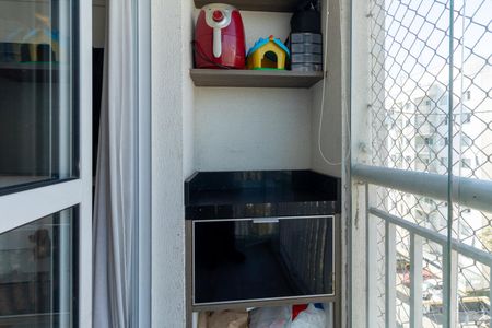 Varanda da Sala de apartamento à venda com 2 quartos, 47m² em Jardim Nove de Julho, São Paulo
