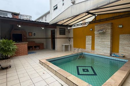 Piscina de casa para alugar com 3 quartos, 190m² em Campo Grande, Santos