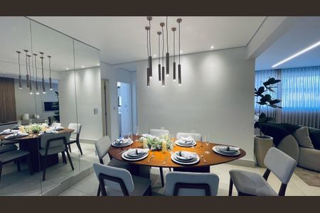 Sala de apartamento para alugar com 3 quartos, 93m² em Paquetá, Belo Horizonte
