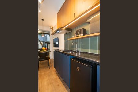 Studio para alugar com 24m², 1 quarto e sem vaga