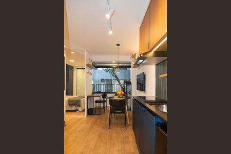 Studio para alugar com 24m², 1 quarto e sem vaga