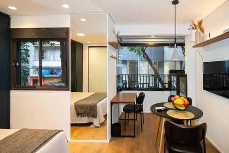 Studio para alugar com 24m², 1 quarto e sem vaga
