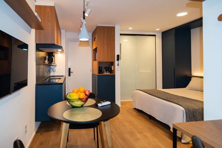 Studio para alugar com 24m², 1 quarto e sem vaga