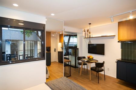 Studio para alugar com 24m², 1 quarto e sem vaga