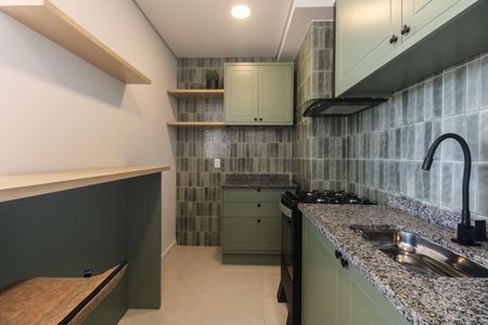 Cozinha de apartamento para alugar com 2 quartos, 34m² em Tatuapé, São Paulo