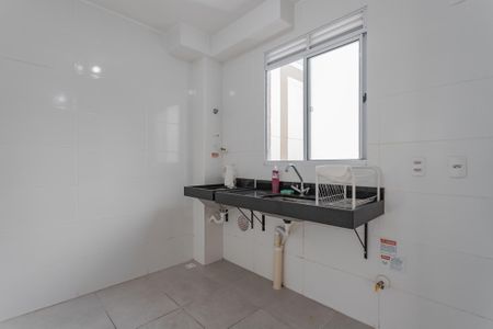Cozinha e Área de Serviço de apartamento para alugar com 2 quartos, 50m² em Mário Quintana, Porto Alegre