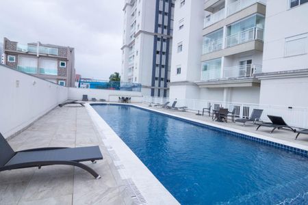 Área comum - Piscina de apartamento à venda com 3 quartos, 126m² em Vila Scarpelli, Santo André