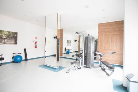 Área comum - Academia de apartamento à venda com 3 quartos, 126m² em Vila Scarpelli, Santo André